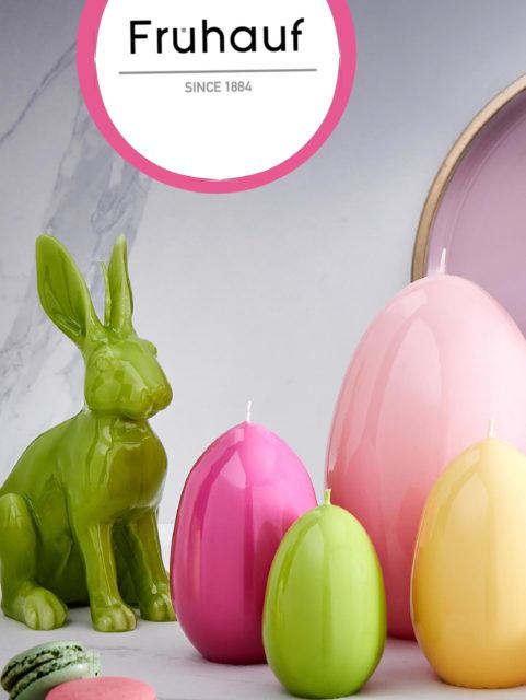 Mit der Objektkerze „Hase“ von @engelskerzen  in edlem Glanz-Lack bringst Du intensive Farben, luxuriöse Haptik und pure Eleganz auf Deinen Tisch.
Kräftige Frühlingsnuancen und natürliche Töne verwandeln Deine Ostertafel im Handumdrehen in ein echtes Design-Highlight - wir freuen uns auf euch @fruehauf_since1884